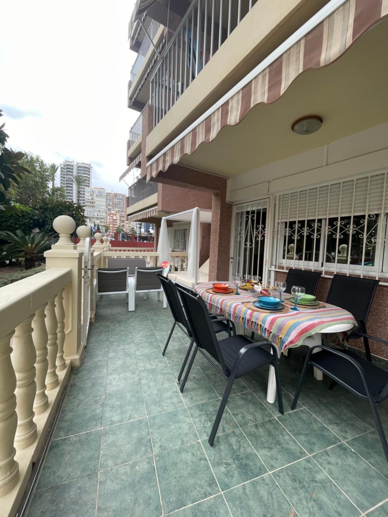 Super Terrace Levante Front Line Apartment Los Ranchos Self Check-In, Free Parking Benidorm Bagian luar foto