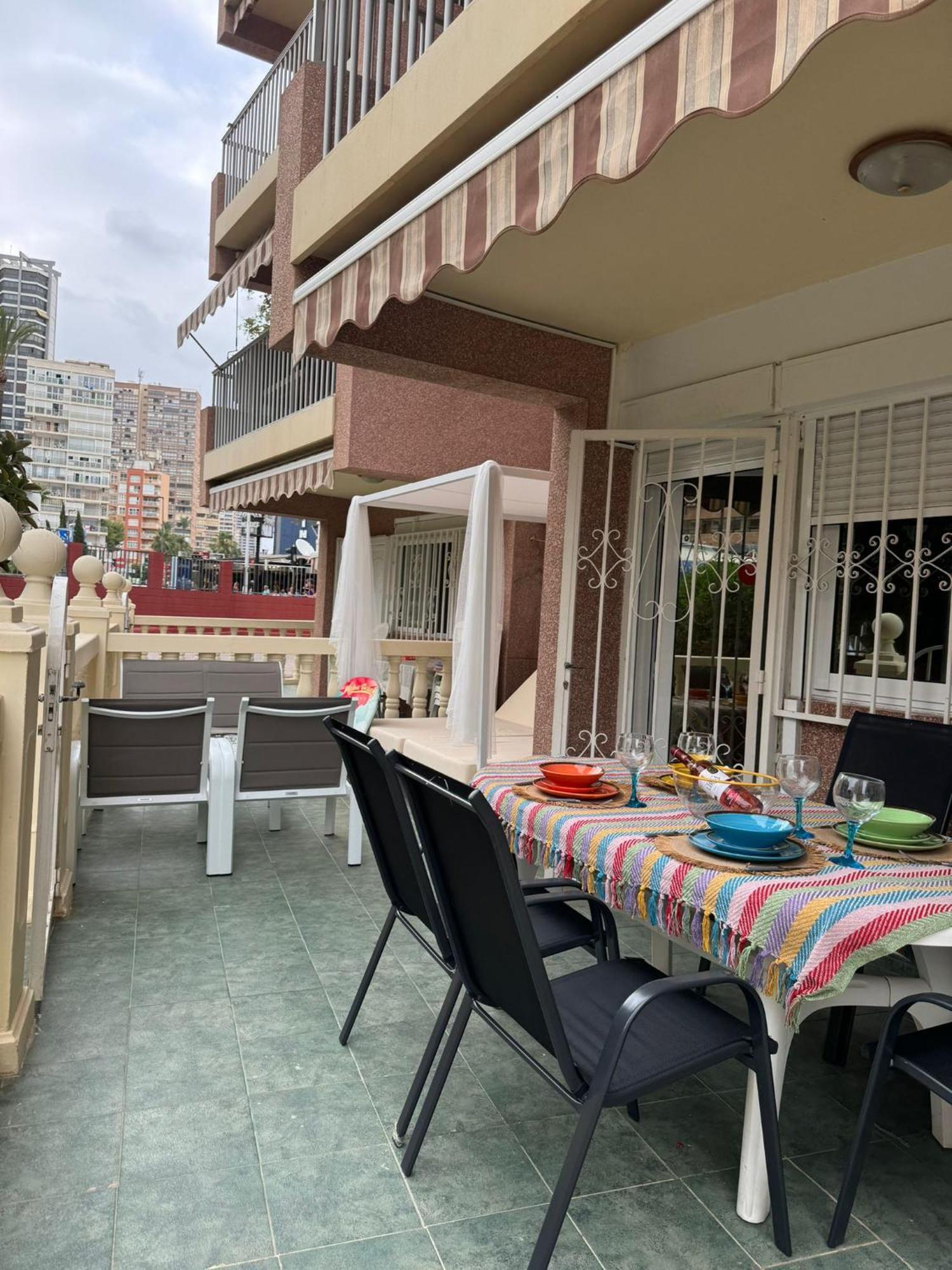 Super Terrace Levante Front Line Apartment Los Ranchos Self Check-In, Free Parking Benidorm Bagian luar foto