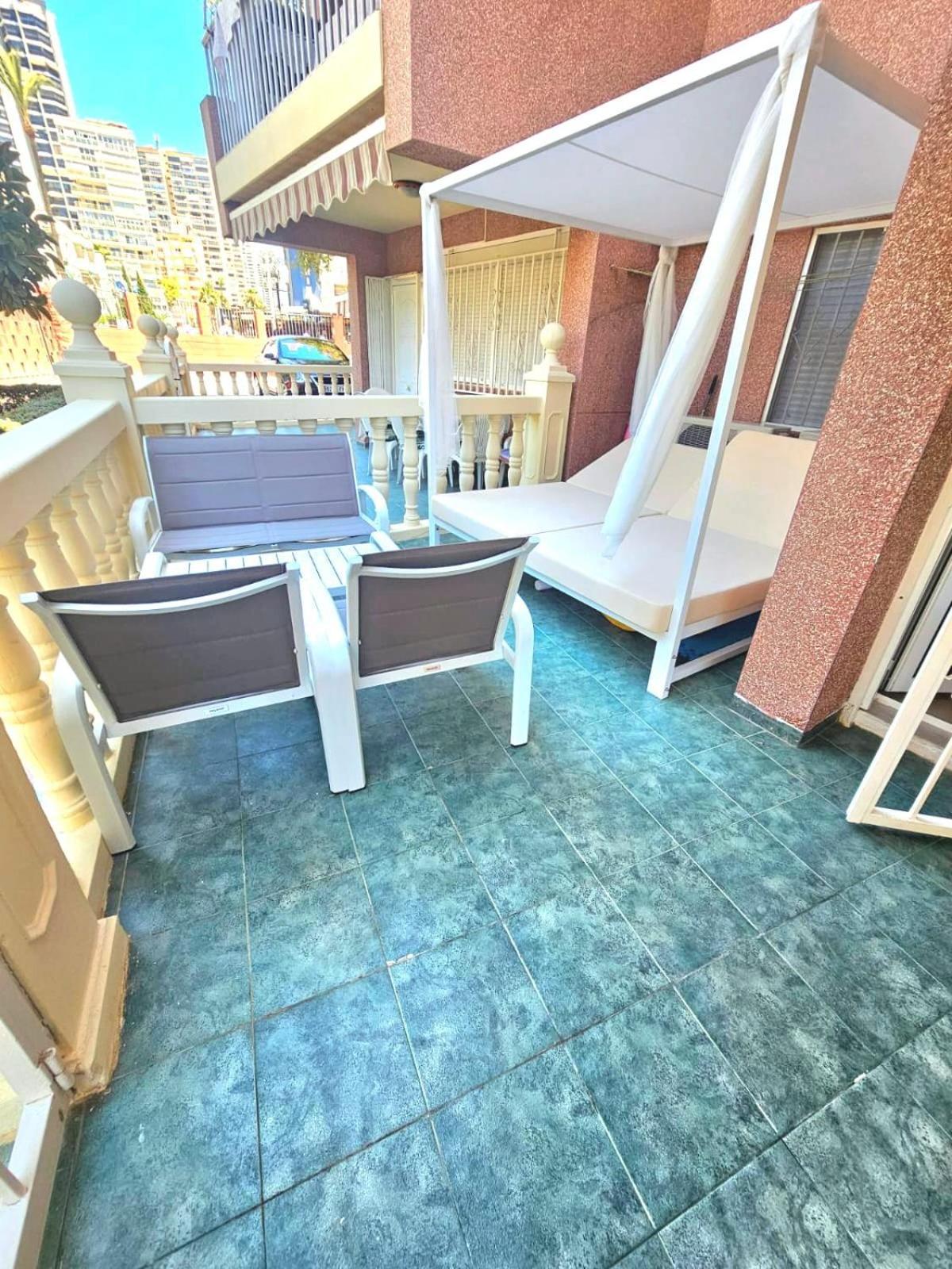 Super Terrace Levante Front Line Apartment Los Ranchos Self Check-In, Free Parking Benidorm Bagian luar foto